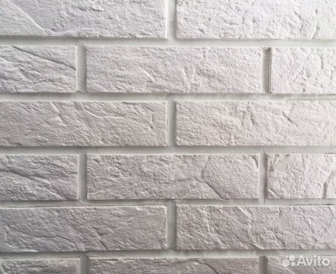 Гипсовая плитка «Скала» белая