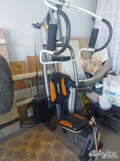 Силовой тренажер, скамья для жима