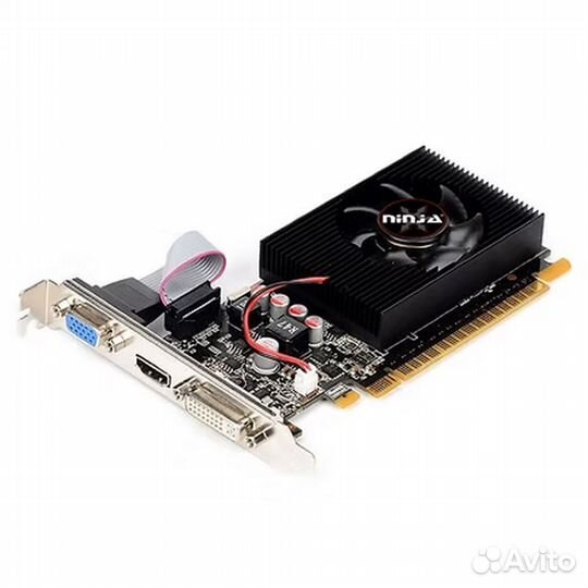 Видеокарта Ninja (Sinotex) R5 220 2GB gddr3 64bit VGA DVI hdmi 1FAN RTL