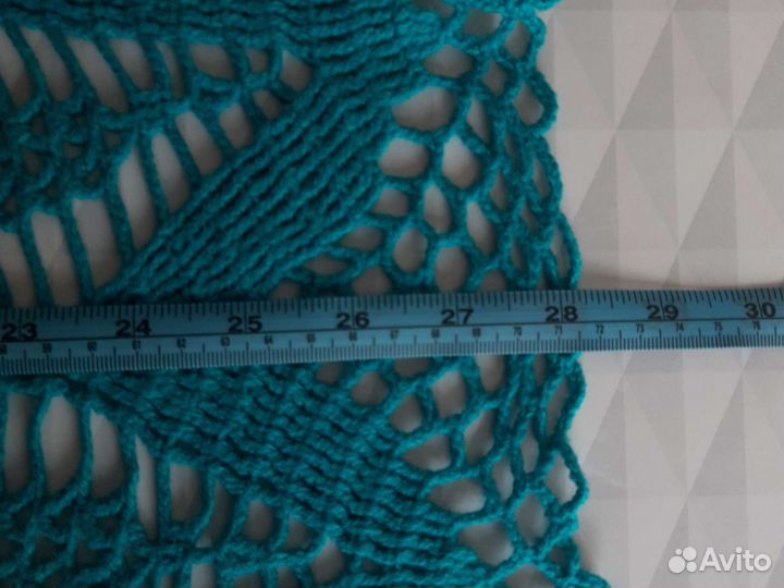 Вязаная скатерть крючком