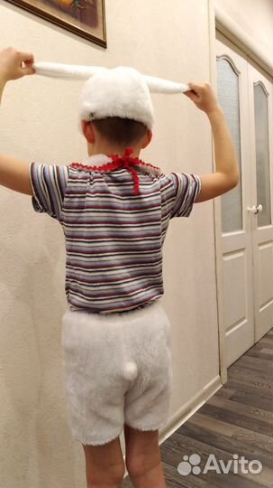 Новогодний костюм Заяц, 3-6 лет