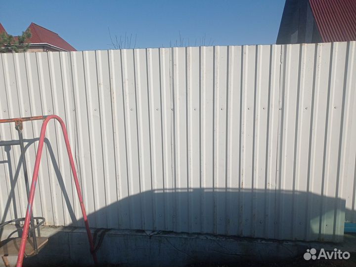 Профлист для забора бу