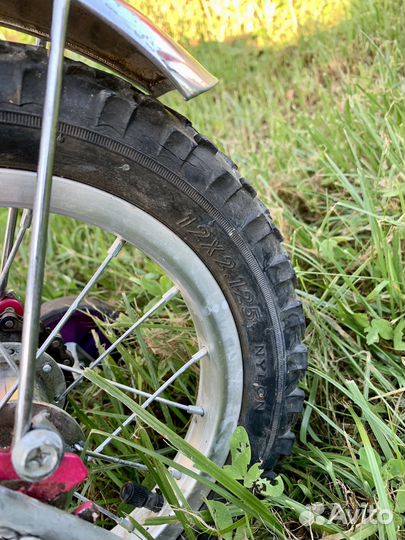 Велосипед радиус 12 с доп.колесами