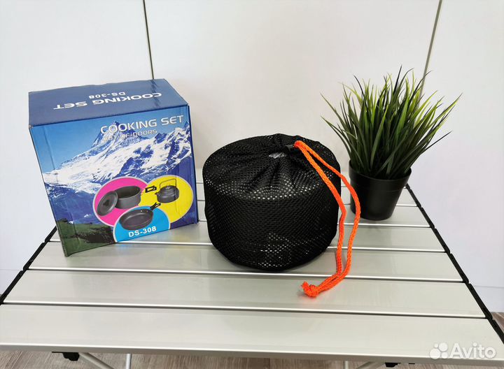 Набор туристической посуды разные варианты (новый)