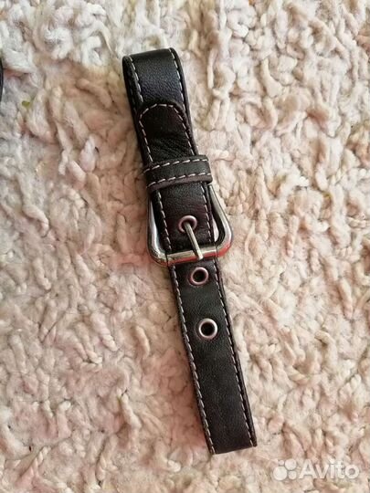 Ошейник мягкий кожа натуральная