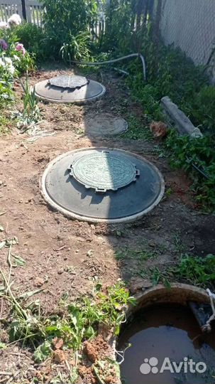Монтаж септика из бетонных колец под ключ
