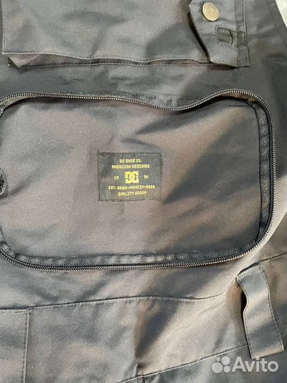 Сноубордические штаны(полукомбинезон) M DC