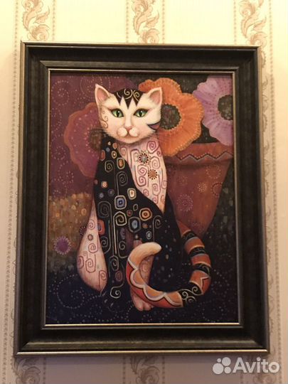 Постеры картины Кошки Климт Густав