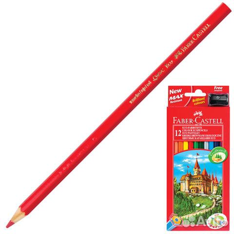 Цветные карандаши Faber-Castell ECO замок 12 цв