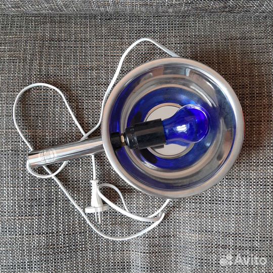 Синяя лампа рефлектор минина