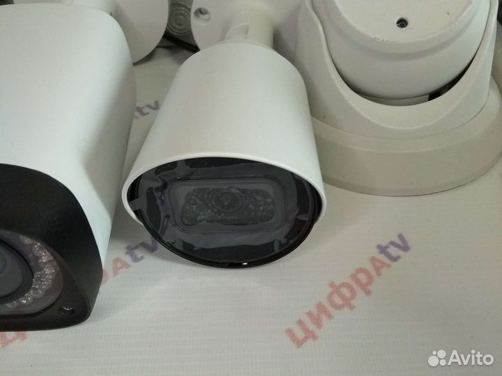 20 Камер видеонаблюдения микр IP CVI гибридный к-т