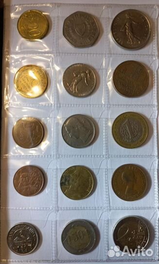 Коллекция из 78-ми монет