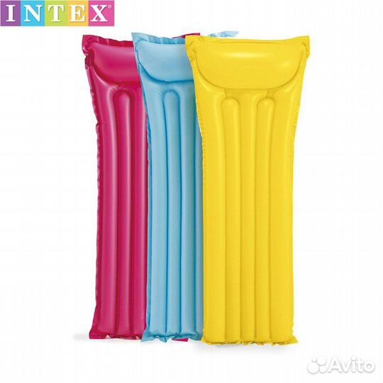 Надувной матрас пляжный / intex