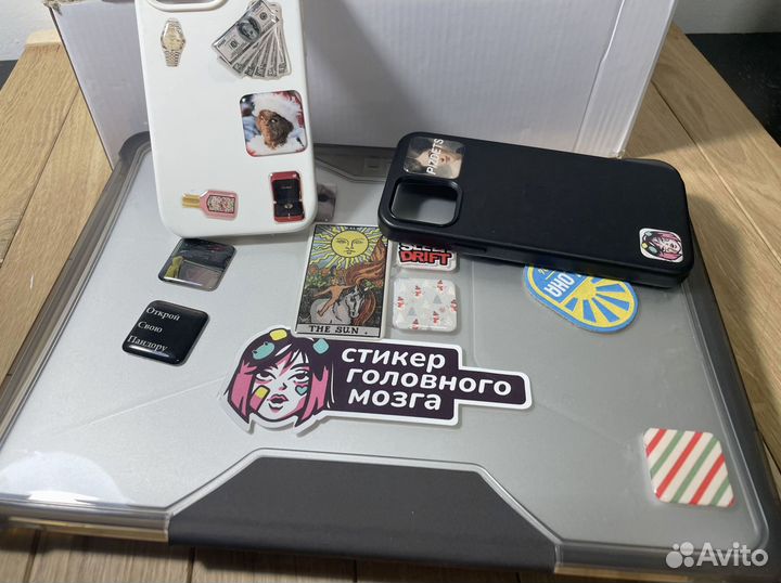 Глянцевые и матовые объемные наклейки 3D