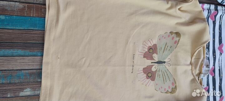 Вещи на девочку 116р пакетом