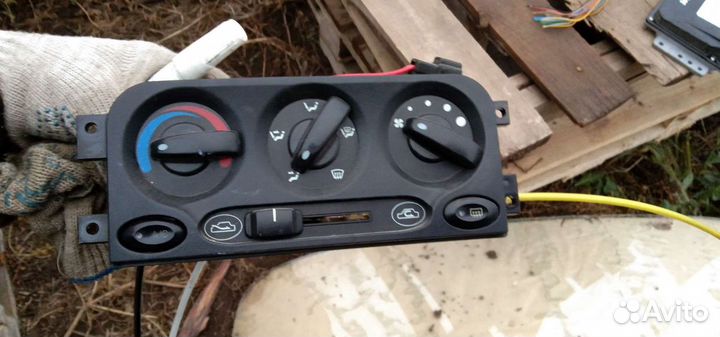 Блок управления печкой деу матиз с кондиционером