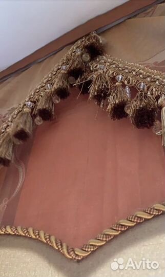 Шторы с ламбрикеном бу