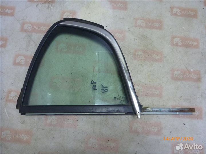 Стекло двери заднее левое Peugeot 408 седан 10F