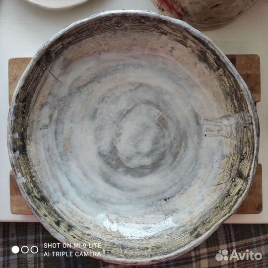 Салатник d 25см керамика ручная работа