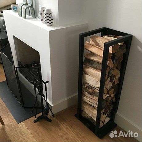 Дровница для бани камина лофт металические изделия