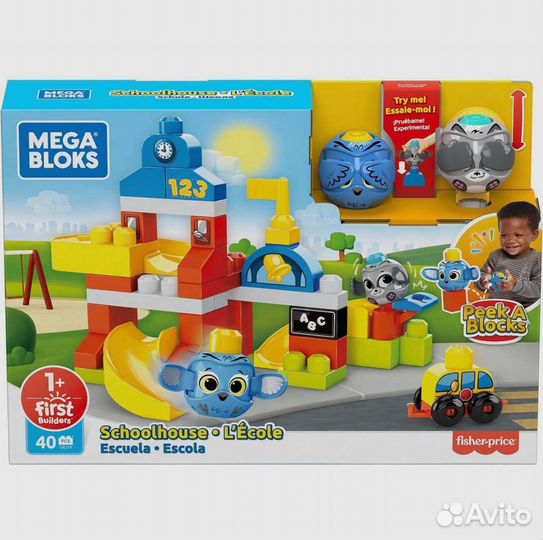 Конструктор Mega Bloks Школа новый