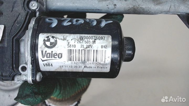 Механизм стеклоочистителя BMW 3 F30, 2014