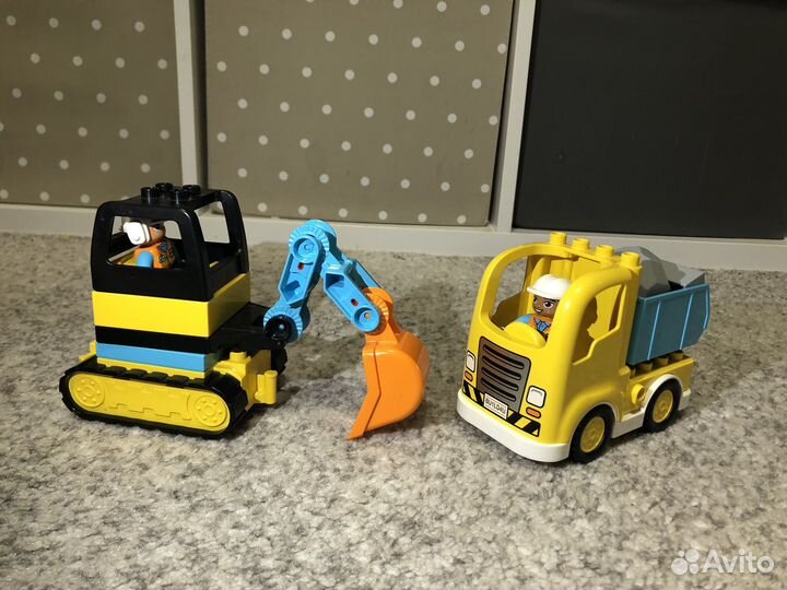 Lego duplo экскаватор
