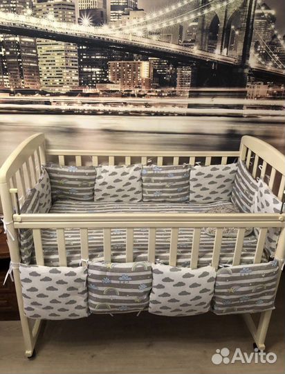 Бортики в кроватку
