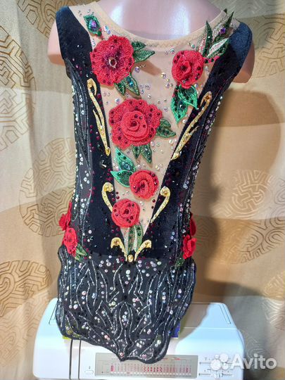 Купальник для художественной гимнастики рост 135