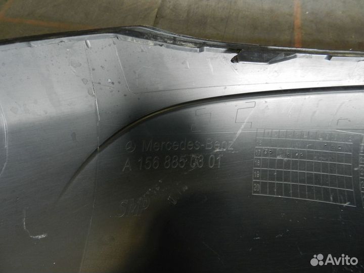 Накладка бампера переднего-Mercedes-Benz GLA- X156