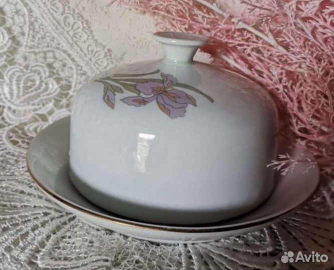 Масленка фарфор гдр
