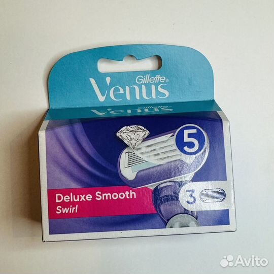 Gillette, Venus Deluxe Smooth Swirl 3 кассеты