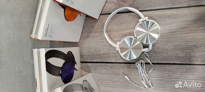 Беспроводные, проводные большие наушники