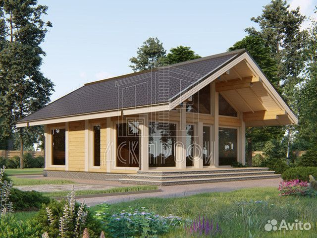 Каркасный дом под ключ Фахверк 65м2