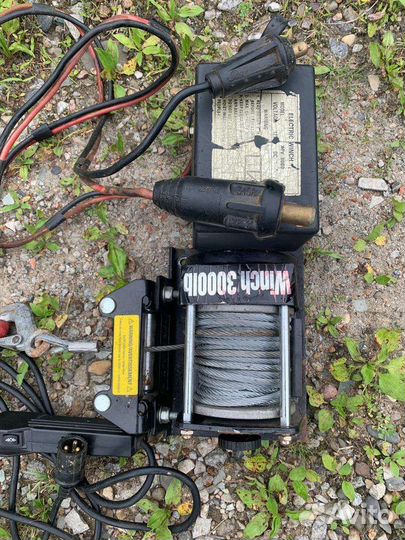 Лебедка электрическая 12v бу