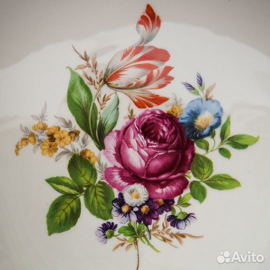 Сервировочное Блюдо Тарелка букет Цветы lindner