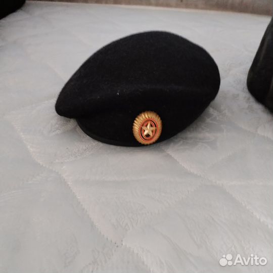 Берет черный военный