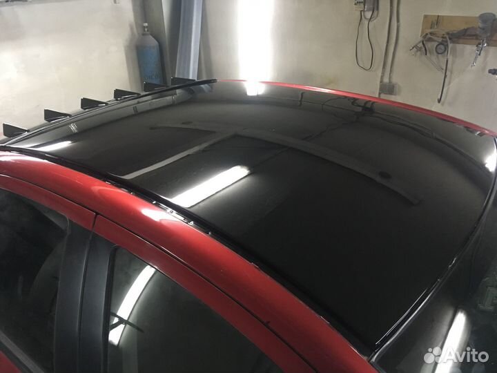 Пленка черный глянец для Крыши авто