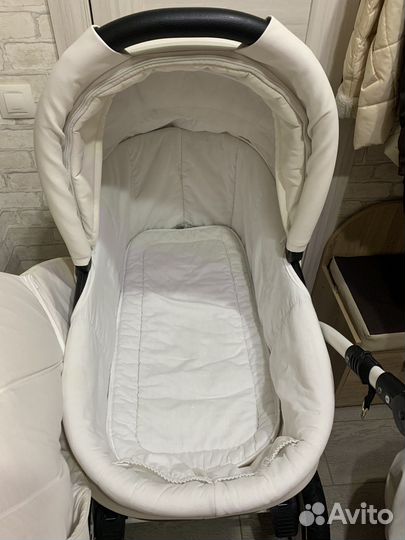 Коляска 2 в 1 indigo экокожа