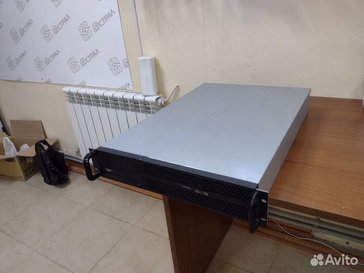 Корпус для сервера 2U с блоком питания