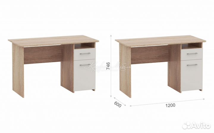 Стол компьютерный Гарвард 120 (1д1ящ)