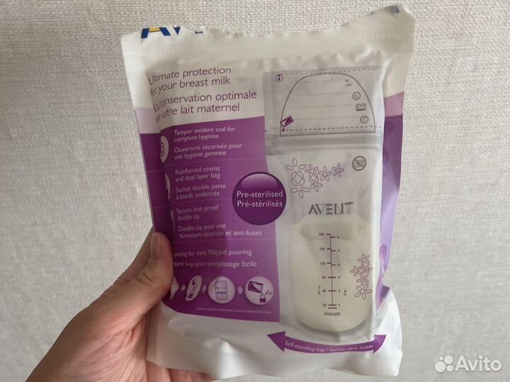 Пакеты для молока avent