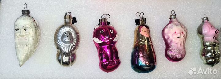 Елочные игрушки СССР: персонажи из сказок