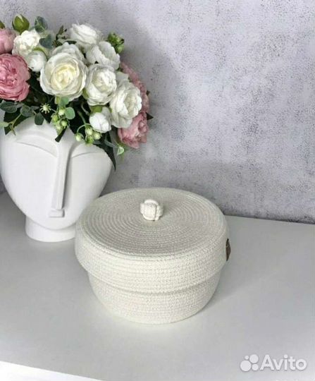 Корзины из натурального джута