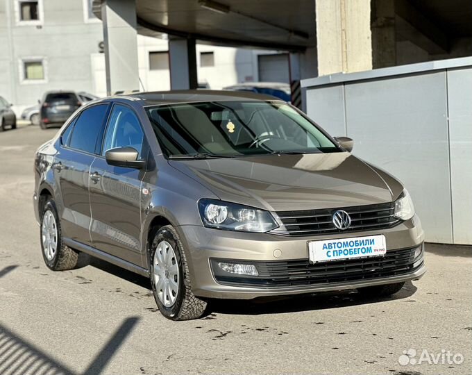 Volkswagen Polo 1.6 AT, 2017, 127 460 км