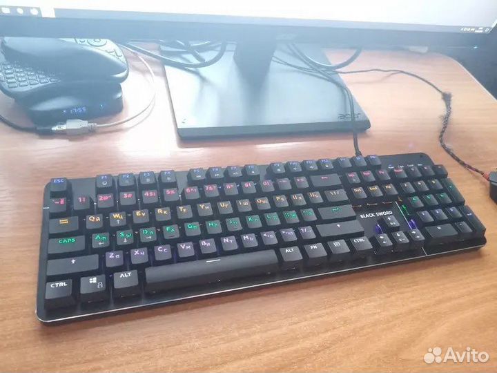 Black sword RGB игровая механическая клавиатура