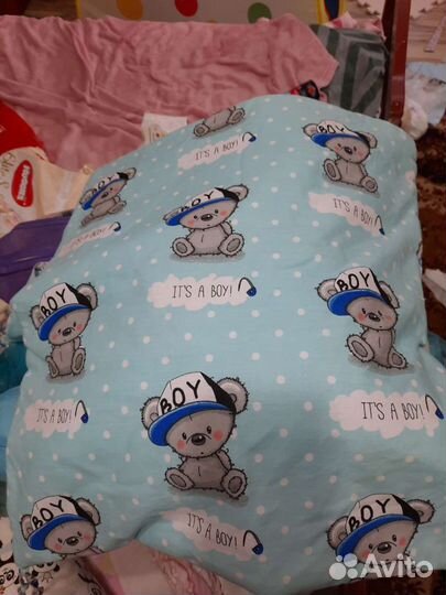 Бортики и балдахин в кроватку