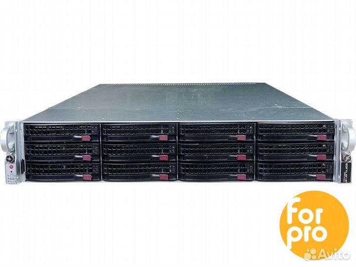 Supermicro 2U X10DRU 12LFF 2xE5-2690v3 256GB