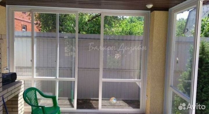 Остекление холодное для террас, веранд, беседок