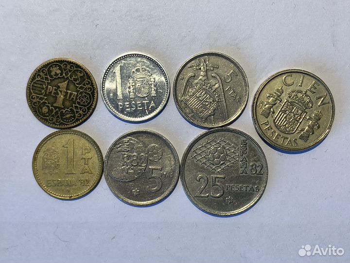 Монеты Испания